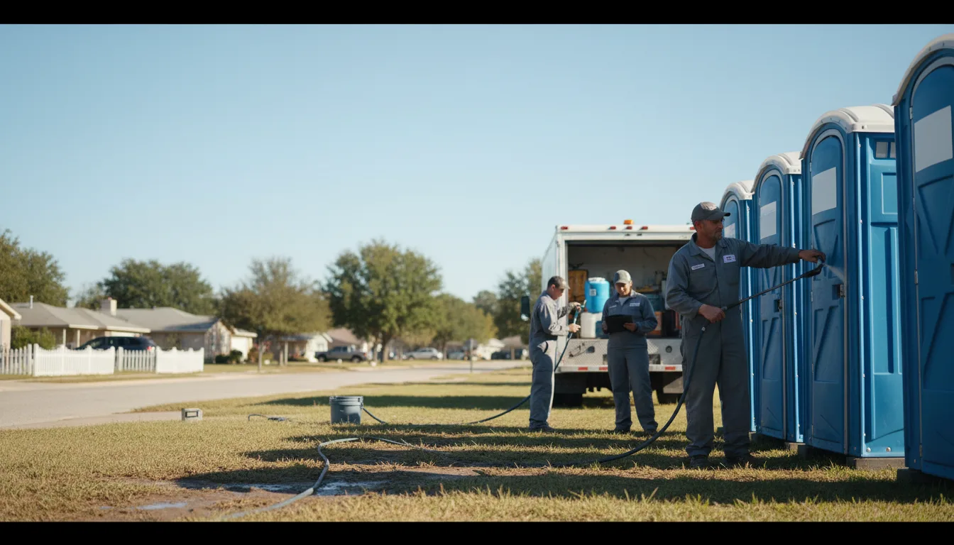 Long-Term Portable Toilet Rental in Blessing, TX near me